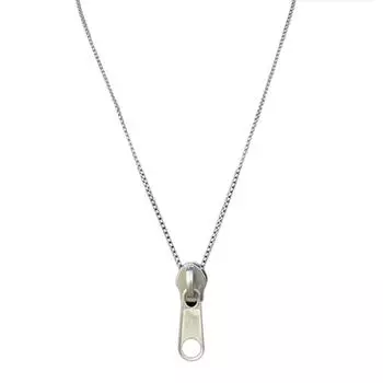 Ожерелье с молниями из сплава, регулируемая длина, цепочка для ключицы, персонализированная шейная цепочка, модные украшения для мужчин и женщин