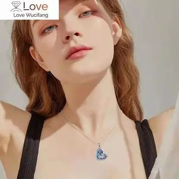 Ожерелье с морской черепахой из стерлингового серебра с сердечком любви, ожерелье с подвеской в виде черепахи, ювелирные изделия в виде черепахи, подарки, ожерелья для женщин