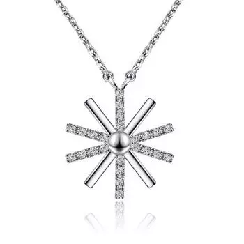 Ожерелье с подсолнухом для женщин, цепочка на ключицу, корейская версия, простое ожерелье с подвеской в виде индивидуальности