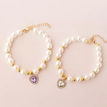 Ожерелье с подвеской для домашних животных, не вызывающее аллергии, яркое нарядное декоративное ожерелье для домашних собак белый