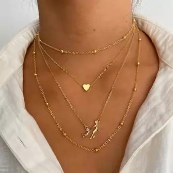 Ожерелье с подвеской для взрослых, содержащих злодеев, модное трендовое ожерелье для девочек, темпераментное ожерелье