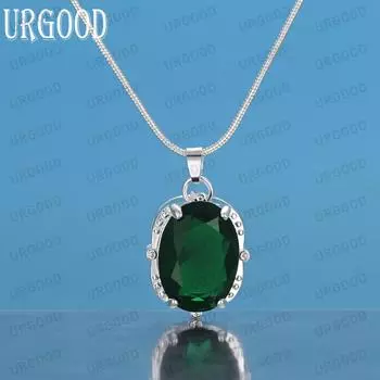 Ожерелье с подвеской из стерлингового серебра 925 пробы Модные свадебные украшения S-40CM