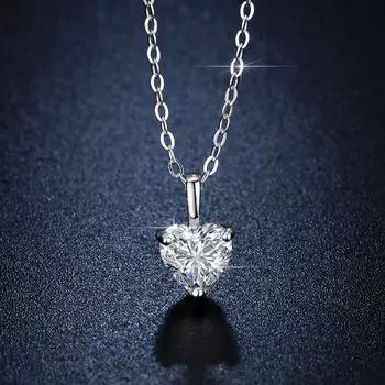 Ожерелье с подвеской Love Zircon, женская легкая роскошная модная цепочка High Sense Temperament, универсальная ключичная цепочка