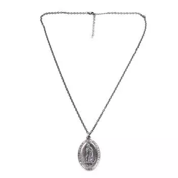 Ожерелье с подвеской Мадонна из титановой стали, модное винтажное портретное ожерелье для подарков на праздник