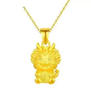 Ожерелье с подвеской «Маленький дракон» Праздничный подарок для девушки