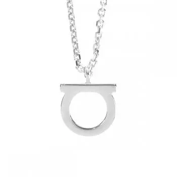 Ожерелье с подвеской Salvatore Ferragamo для женщин, серебро 760133 696659