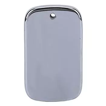 Ожерелье с подвеской Terahertz Smoothing Surfaces Прямоугольной формы из натурального камня, подвесное украшение с