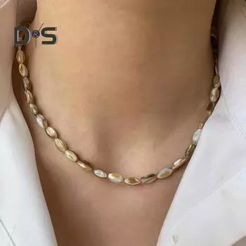 Ожерелье с подвеской в виде бабочек и ракушки, фотоальбом, подвеска-шарм, регулируемая длина, ожерелье с бусинами A