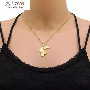 Ожерелье с подвеской в виде флага Греции из нержавеющей стали, золотого и серебряного цвета, ювелирные изделия с картой Греческой Республики для мужчин и женщин, патриотический подарок 60cm