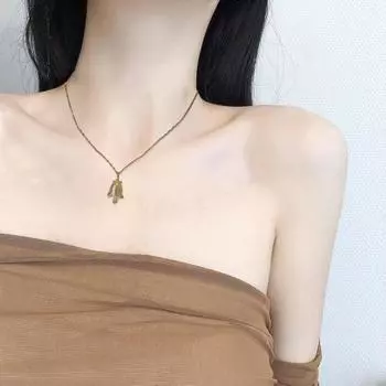 Ожерелье с подвеской в виде колокольчика для женщин, мини-ошейник с подвеской в виде колокольчика в стиле ретро, подарки для дочери, лучших друзей A