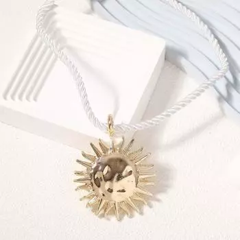 Ожерелье с подвеской в виде подсолнуха в пляжном стиле, легкая роскошная цепочка на ключицу для женщин Style 2