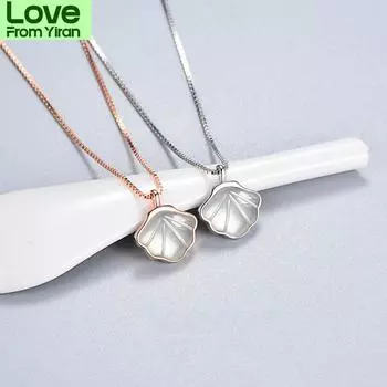 Ожерелье с подвеской в виде ракушки, цепочка для ключицы матери и дочери, ювелирные изделия для девочек, элегантное ожерелье для женщин, праздничный подарок