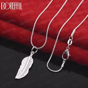 Ожерелье с подвеской в виде снежинки из стерлингового серебра 925 пробы и циркония, модные свадебные украшения S-40CM