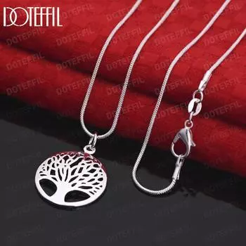 Ожерелье с подвеской в виде снежинки из стерлингового серебра 925 пробы и циркония, модные свадебные украшения S-40CM