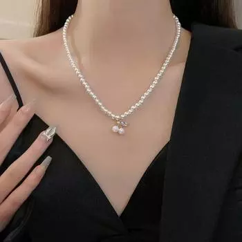 Ожерелье с подвеской вишни, блестящие стразы, инкрустация, регулируемая удлиненная цепочка, ожерелье для женщин из искусственного камня золотистый