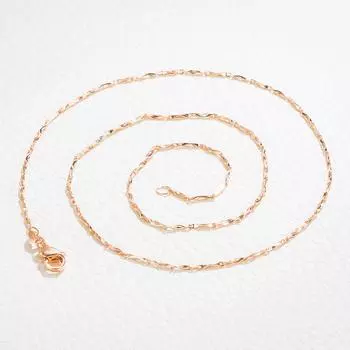 Ожерелье с покрытием из розового золота, короткая цепочка-слиток в виде ключицы, женская ювелирная цепочка, подходящая цепочка.