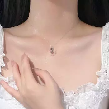 Ожерелье с пряжкой безопасности бренда Xiangyun Fu, наполненное благословением и свежей цепочкой в виде слона