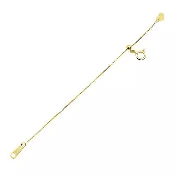 Ожерелье с регулировкой, 10-каратное золото K10, скользящие детали, венецианское, 10 см, желтое золото K10YG [Sears] saj97-0001-b-yg