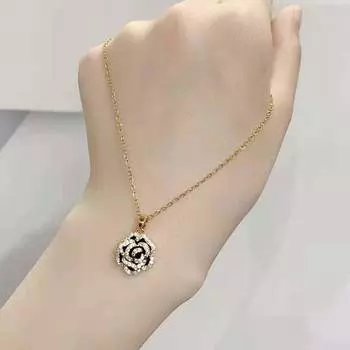 Ожерелье с розой Женский дизайн Фестиваль Циси Для друзей