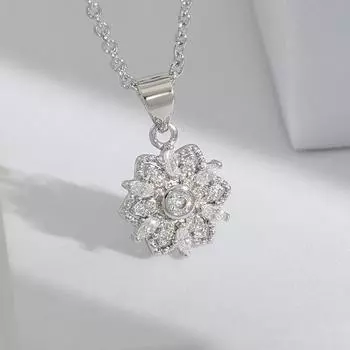 Ожерелье с восьмиугольной звездой и снежинкой в японском и корейском стиле, простое ожерелье из розового золота с шестью точками