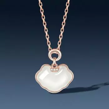 Ожерелье с замком безопасности S925, женское, из стерлингового серебра, легкая, роскошная, дизайн меньшинства, высококачественная цепочка на ключицу 925