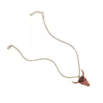 Ожерелье-шарм в виде ковбойского сапога, привлекательное ожерелье в западном стиле, элегантная цепочка для ключиц, шарм для повседневной носки B