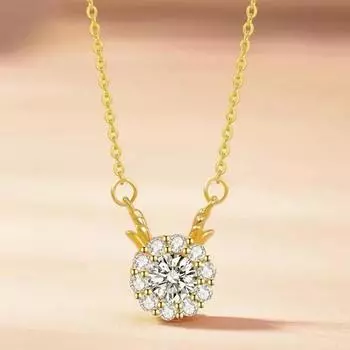 Ожерелье Shining Dragon для женщин New Light Luxury Niche Изысканная ключичная цепочка