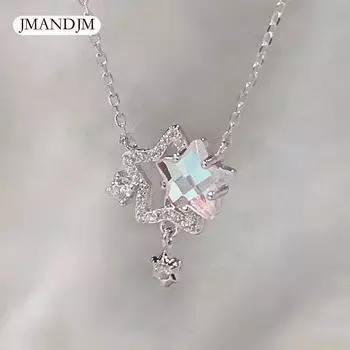 Ожерелье «Shining Gemini» Symphony Star 2024, новая легкая роскошная нишевая цепочка премиум-класса на ключицу, летняя женская