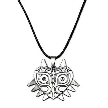 Ожерелье-шнурок «Легенда о Зельде» для мужчин и женщин, кулон «Маска Маджоры», чокер, ожерелья, косплей, винтажная коллекция, украшение, подарок белый