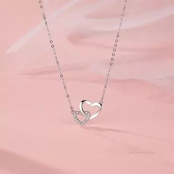 Ожерелье Simple Love Chain с пряжкой, женская легкая роскошь, высокое качество, сладкий темперамент и цепочка-ошейник