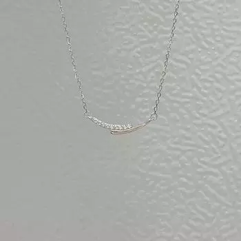 Ожерелье Smile, женское, легкое, роскошное, нишевое, дизайн Sense Summer, полная дрель, маленькая, смайлик, ключичная цепочка из нержавеющей стали