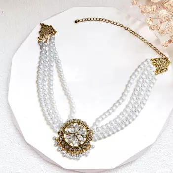 Ожерелье со стразами для женщин, чокер, кисточка, цепочка на шею для невесты синий