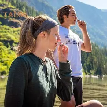 Ожерелье со свистком для снятия стресса для женщин, осознанное дыхание, подвеска из нержавеющей стали премиум-класса, ювелирный подарок серебряный