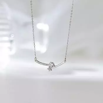 Ожерелье Super Fairy Gentle Wind Star, женский нишевый дизайн, темперамент, цепочка на ключицу, подарок лучшему другу