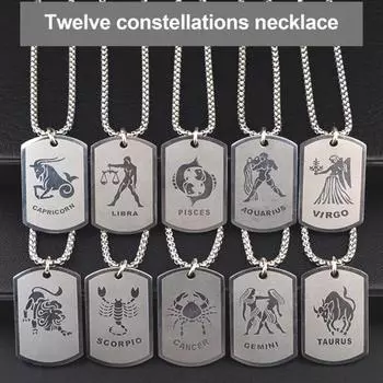 Ожерелье-свитер, повседневный хип-хоп, панк, крутая тонкая цепочка из титановой стали для мужчин и женщин, двенадцать A