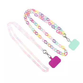 Ожерелье телефон шнурок цветной ремешок цепь для IP Samsung аксессуары чистый