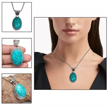 Ожерелье тибетские украшения бирюза одаренный драгоценный камень 18 бирюза,