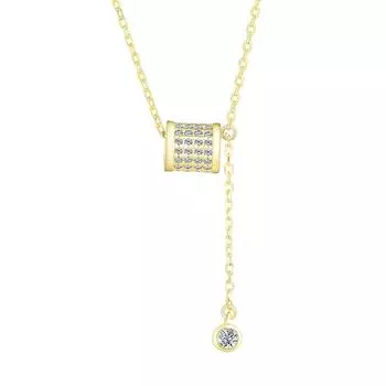 Ожерелье Time To Run для женщин, простая модная подвеска на ключицу