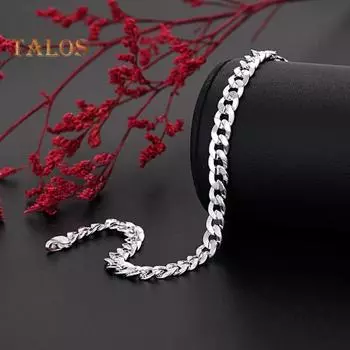 Ожерелье унисекс из нержавеющей меди с застежкой-лобстером, ажурная цепочка, однотонная, прочная, блестящая, в стиле панк, хип-хоп, полированная, подарок на день рождения 24Inch
