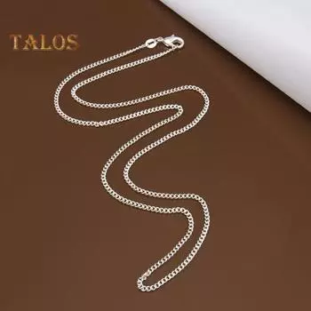 Ожерелье унисекс из нержавеющей меди с застежкой-лобстером, ажурная цепочка, однотонный блеск, панк, хип-хоп, полированный, подарок на день рождения 20Inch