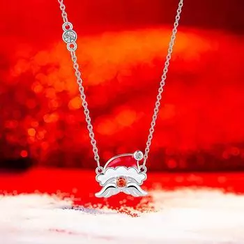 Ожерелье ювелирные изделия женские легкие роскошные нишевые нержавеющая сталь ключичная цепочка кулон аксессуары