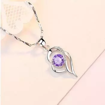 Ожерелье в форме персикового сердца для женщин, цепочка на ключицу, японский и корейский простой кулон в форме сердца любви, студенческое ожерелье Мори