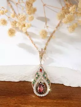 Ожерелье в стиле бохо с рисунком банановых листьев, универсальное