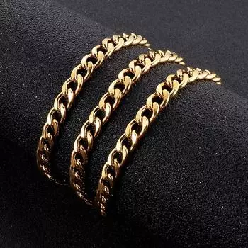 Ожерелье в стиле хип-хоп из нержавеющей стали, уличное ожерелье в стиле хип-хоп из титана и титановой стали 50cm