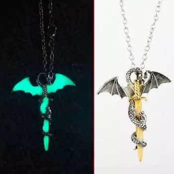 Ожерелье в стиле хип-хоп, мужское персонализированное ожерелье с подвеской из титановой стали, модные мужские украшения в стиле ретро One Size золотой