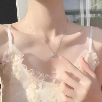 Ожерелье в виде хвоста дельфина для модных женщин, изящные ювелирные украшения, милые аксессуары, подарок серебряный