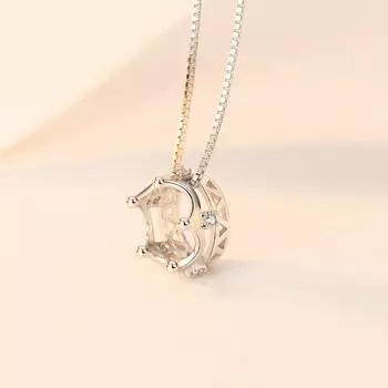 Ожерелье в виде короны для женщин, модный темперамент, персонализированная простая цепочка на ключицу, цепочка на шею