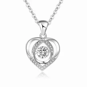 Ожерелье в виде прыгающего сердца, женская корейская версия, темпераментный умный ошейник в форме сердца, цепочка для подарка на День святого Валентина, кулон