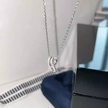 Ожерелье в виде спирального геометрического креста, женское, легкое, роскошное, нишевого дизайна, с бриллиантами, изогнутая цепочка на ключицу, цепочка на шею из нержавеющей стали