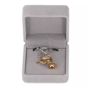 Ожерелье в виде трубы, ювелирное изделие, круглая форма, золотой музыкальный инструмент, модель, металлическая труба, шея, кулон для Musi